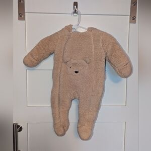 Baby First Wish winter onesie size 9-12 month. Fleece insulated winter onesie.